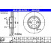 ATE | Bremsscheibe | 24.0128-0256.1 ATE | Bremsscheibe | 24.0128-0256.1