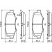 0 986 494 706 Bremsbelagsatz, Scheibenbremse