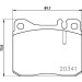 Hella | Bremsbelagsatz, Scheibenbremse | 8DB 355 017-431 Hella | Bremsbelagsatz, Scheibenbremse | 8DB 355 017-431