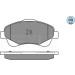 Meyle | Bremsbelagsatz, Scheibenbremse | 025 237 6819/PD Meyle | Bremsbelagsatz, Scheibenbremse | 025 237 6819/PD