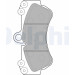 Delphi | Bremsbelagsatz, Scheibenbremse | LP2057 Delphi | Bremsbelagsatz, Scheibenbremse | LP2057