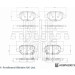 Blue Print | Bremsbelagsatz, Scheibenbremse | ADBP420073