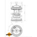 NRF | Thermostat, Kühlmittel | 725219 NRF | Thermostat, Kühlmittel | 725219