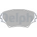 Delphi | Bremsbelagsatz, Scheibenbremse | LP1632