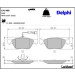 Delphi Bremsbelagsatz, Scheibenbremse LP1408