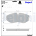 Delphi | Bremsbelagsatz, Scheibenbremse | LP3138 Delphi | Bremsbelagsatz, Scheibenbremse | LP3138