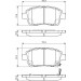 BOSCH Bremsbelagsatz, Scheibenbremse 0 986 424 803