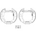 Hella | Bremsbackensatz | 8DB 355 005-121