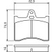 BOSCH | Bremsbelagsatz, Scheibenbremse | 0 986 463 890