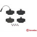 Brembo | Bremsbelagsatz, Scheibenbremse | P 23 044