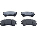 Bremsbelagsatz, Scheibenbremse QUARO SILVER CERAMIC QP0655C
