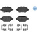 Meyle Bremsbelagsatz, Scheibenbremse MEYLE-ORIGINAL: True to OE 025 229 3017
