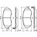 BOSCH | Bremsbelagsatz, Scheibenbremse | 0 986 494 761