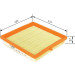 BOSCH F 026 400 348 Luftfilter