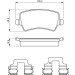BOSCH | Bremsbelagsatz, Scheibenbremse | 0 986 494 641