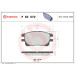 Brembo | Bremsbelagsatz, Scheibenbremse | P 83 070 Brembo | Bremsbelagsatz, Scheibenbremse | P 83 070