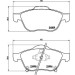 Brembo | Bremsbelagsatz, Scheibenbremse | P 83 043 Brembo | Bremsbelagsatz, Scheibenbremse | P 83 043