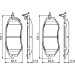 BOSCH | Bremsbelagsatz, Scheibenbremse | 0 986 494 679