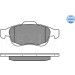Meyle | Bremsbelagsatz, Scheibenbremse | 025 245 3818 Meyle | Bremsbelagsatz, Scheibenbremse | 025 245 3818