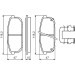 BOSCH | Bremsbelagsatz, Scheibenbremse | 0 986 494 590