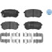 025 242 7614/W Bremsbelagsatz, Scheibenbremse MEYLE-ORIGINAL: True to OE.