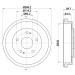 Hella | Bremstrommel | 8DT 355 300-291