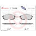 Brembo | Bremsbelagsatz, Scheibenbremse | P 79 030