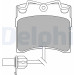 Delphi | Bremsbelagsatz, Scheibenbremse | LP1535 Delphi | Bremsbelagsatz, Scheibenbremse | LP1535
