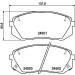 Hella Pagid | Bremsbelagsatz, Scheibenbremse | 8DB 355 012-961