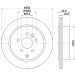 Hella | Bremsscheibe | 8DD 355 118-921