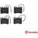 Brembo | Bremsbelagsatz, Scheibenbremse | P 61 034