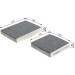 BOSCH 1 987 432 436 Innenraumfilter BOSCH 1 987 432 436 Innenraumfilter