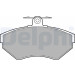 Delphi | Bremsbelagsatz, Scheibenbremse | LP1409