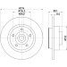 Hella | Bremsscheibe | 8DD 355 117-351