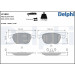 Delphi | Bremsbelagsatz, Scheibenbremse | LP1869 Delphi | Bremsbelagsatz, Scheibenbremse | LP1869