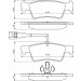 BOSCH Bremsbelagsatz, Scheibenbremse 0 986 494 219