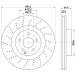 Hella | Bremsscheibe | 8DD 355 116-951