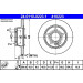 ATE | Bremsscheibe | 24.0110-0223.1 ATE | Bremsscheibe | 24.0110-0223.1