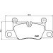 Brembo | Bremsbelagsatz, Scheibenbremse | P 65 031 Brembo | Bremsbelagsatz, Scheibenbremse | P 65 031