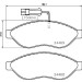 Brembo | Bremsbelagsatz, Scheibenbremse | P 23 143 Brembo | Bremsbelagsatz, Scheibenbremse | P 23 143