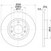 Hella | Bremsscheibe | 8DD 355 120-491