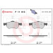 Brembo | Bremsbelagsatz, Scheibenbremse | P 11 013