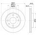 Hella | Bremsscheibe | 8DD 355 110-931