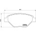 Brembo | Bremsbelagsatz, Scheibenbremse | P 68 031 Brembo | Bremsbelagsatz, Scheibenbremse | P 68 031