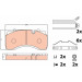 TRW | Bremsbelagsatz, Scheibenbremse | GDB5084