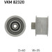 SKF | Umlenk-/Führungsrolle, Zahnriemen | VKM 82320 SKF | Umlenk-/Führungsrolle, Zahnriemen | VKM 82320