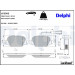 Delphi | Bremsbelagsatz, Scheibenbremse | LP2302
