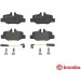 Brembo | Bremsbelagsatz, Scheibenbremse | P 50 051 Brembo | Bremsbelagsatz, Scheibenbremse | P 50 051