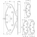 BOSCH Bremsbelagsatz, Scheibenbremse 0 986 424 284