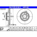 ATE | Bremsscheibe | 24.0125-0149.1 ATE | Bremsscheibe | 24.0125-0149.1